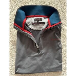 Ted Baker Mens Pullover 1/4 Zip Sweater